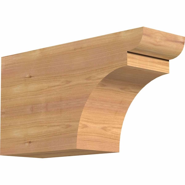 Ekena Millwork Yorktown Smooth Rafter Tail, Western Red Cedar, 5 1/2"W x 10"H x 18"L RFT06X10X18YOR00SWR - main